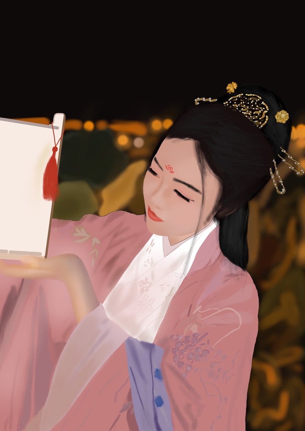 Alice Yang in Han Chinese Clothing — A portrait in traditional Hanfu attire.