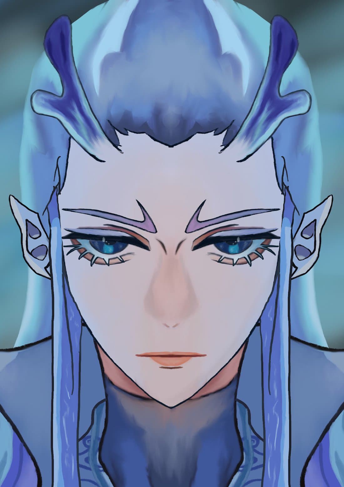 Ao Bing — Ne Zha (2019) — Character study from the 2019 animated film.