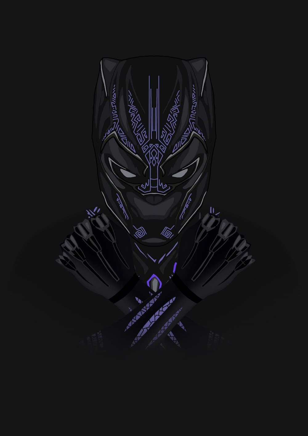 Black Panther — Character study from the Marvel universe.
