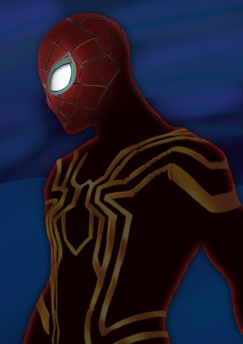 Iron Spider — Spider-Man in the Iron Spider suit.